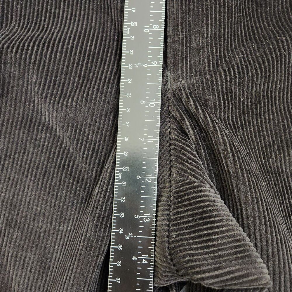 Lauren Ralph Lauren Men 38X34 Black Straight Leg Pleated Corduroy Pants - Picture 9 of 10